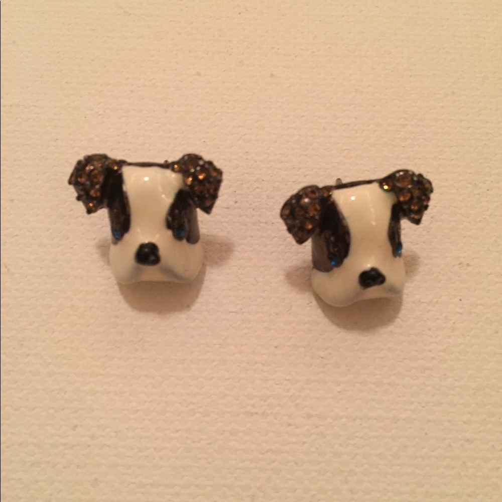 Betsey Johnson dog earrings